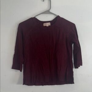 Philosophy Deep Burgundy Top